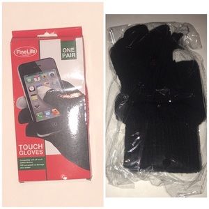 Finelife Smart Phone Touch Gloves - OS NIB